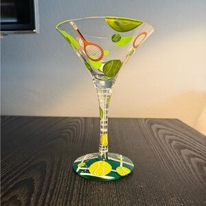 Lolita Tennis-Tini Martini Glass